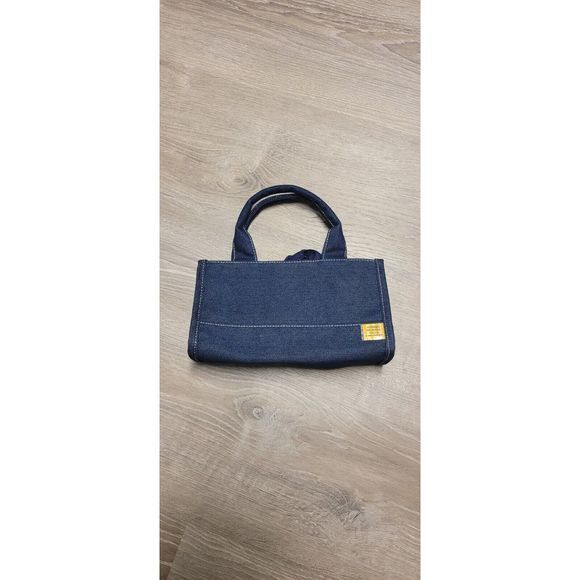 Giorgio Beverly Hills Blue Denim Mini‎ Tote Bag - Picture 1 of 6